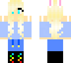 blue bunny summer bunny