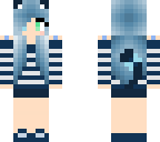 blue cat girl