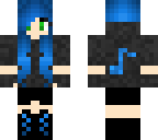 blue dj girl