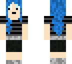 blue hair