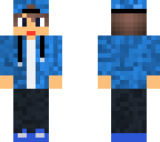blue jacket boy