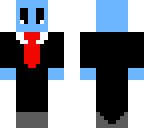 blue man in tux