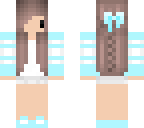 chibi blue girl