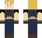 cloud strife from final fantasy skin