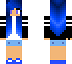 cute blue girl