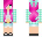 cute neon spring girl