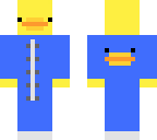 duck in a blue onsie