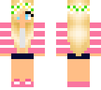 finished pretty pink flower girl