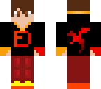 fire dragon as a boy