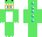 green dinosaur boy