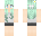 green hair