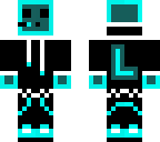 hooded blue slime
