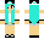 icy blue tomboy