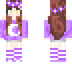 kawaii purple girl