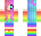 kawaii rainbow girl