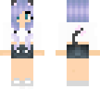 light purple haired cat 
