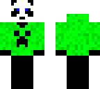 panda in creeper sweatshirt