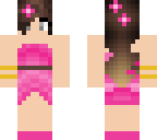 pink girl with dress