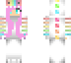 pink hair onsie girl