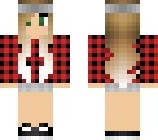 plaid shirt girl
