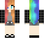 rainbow emo girl