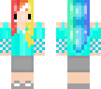 rainbow girl
