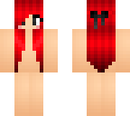 red hair base with braid