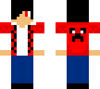 red teen boy