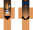 tan bathing suit girl