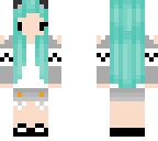 teal haired chibi
