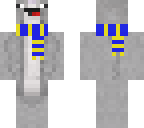 yellow blue scarf bunny