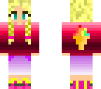 blonde-haired pink ombre ice cream girl