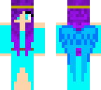 blue and purple angel