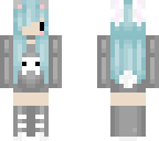 blue chibi bunny