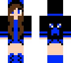 blue creeper girl edit