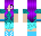 blue cute girl