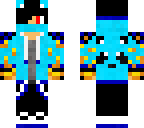 blue elemental wolf boy