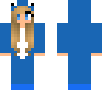blue girl