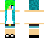 blue hair