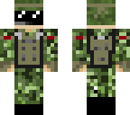 custom green camo soldier