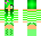 cute green girl