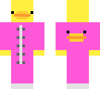duck in a pink onesie