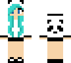 edited panda girl