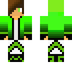 green hoodie