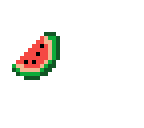 pixel art - watermelon