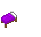 purple bed