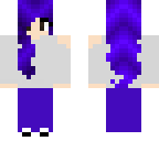 purple hair girl