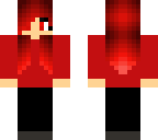 red and black girl