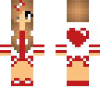 red and white girl