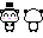 top hat panda